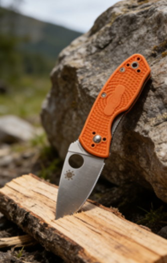 8cr14 Stainless Steel Mini Folding Pocket Knife with Fiberglass Handle - 6.2cm Sharp Pointed Blade EDC Outdoor Tool