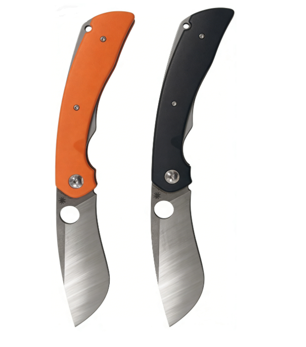 8cr14 Stainless Steel Folding Pocket Knife with G10 Handle - 10.2cm Drop Point Blade EDC Outdoor Tool