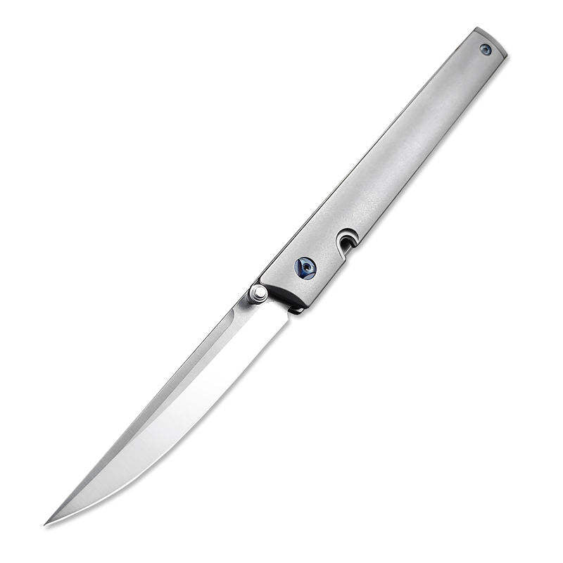 JJ096 Titanium EDC Folding Knife - M390 Powder Steel