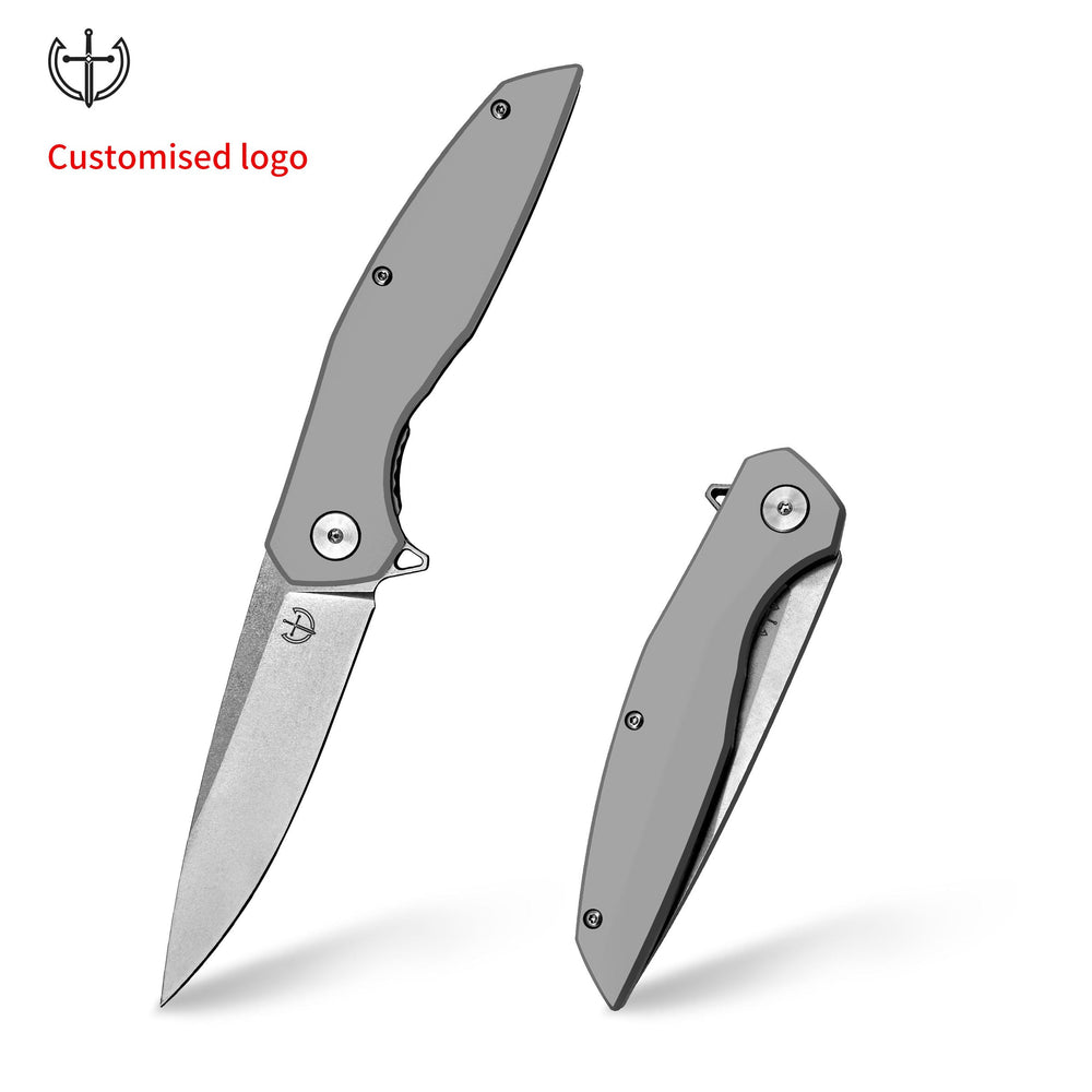 C81 Paramilitary 2 Inspired Titanium Folding Knife - M390/8cr14