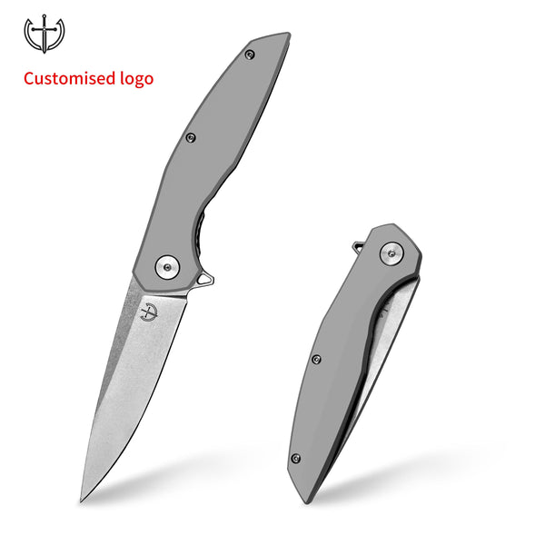 C81 Paramilitary 2 Inspired Titanium Folding Knife - M390/8cr14
