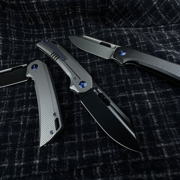 JJ080 Predator Titanium Tactical Folding Knife - M390 Steel
