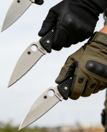 8cr14 Stainless Steel Folding Pocket Knife with Fiberglass Handle - 9.7cm Sheepsfoot Blade EDC Outdoor Tool