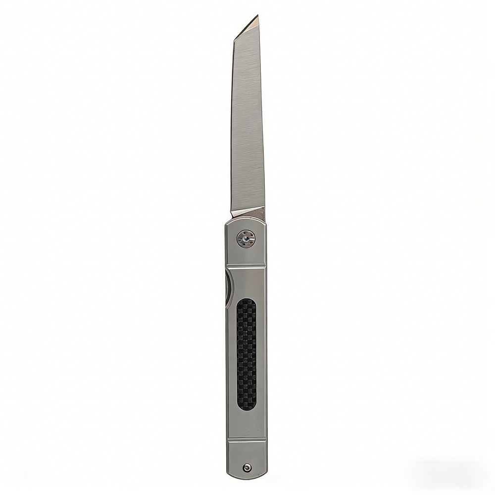 CRKT 3rd Generation Carbon Fiber Folding Knife - 9Cr Steel Blade & Titanium Handle with Carbon Fiber Grip | Premium EDC Pocket Knife