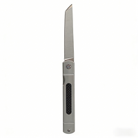 CRKT 3rd Generation Carbon Fiber Folding Knife - 9Cr Steel Blade & Titanium Handle with Carbon Fiber Grip | Premium EDC Pocket Knife