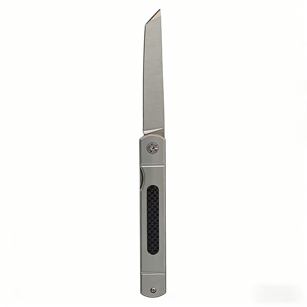 CRKT 3rd Generation Carbon Fiber Folding Knife - 9Cr Steel Blade & Titanium Handle with Carbon Fiber Grip | Premium EDC Pocket Knife