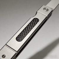 CRKT 3rd Generation Carbon Fiber Folding Knife - 9Cr Steel Blade & Titanium Handle with Carbon Fiber Grip | Premium EDC Pocket Knife