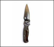 Carp Pattern Handle Folding Knife Portable Stainless Steel Pocket Knife Daily EDC Outdoor Package Opener Sharp Folding Pocket Knife