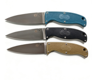 3-Piece 8cr14 Stainless Steel Folding Pocket Knife Set with Fiberglass Handle - Compact EDC Outdoor Cutting Tools