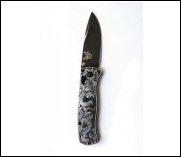 Snake Pattern Handle Folding Knife Portable Stainless Steel Pocket Knife Daily EDC Outdoor Package Opener Mirror Blade Sharp Folding Knife