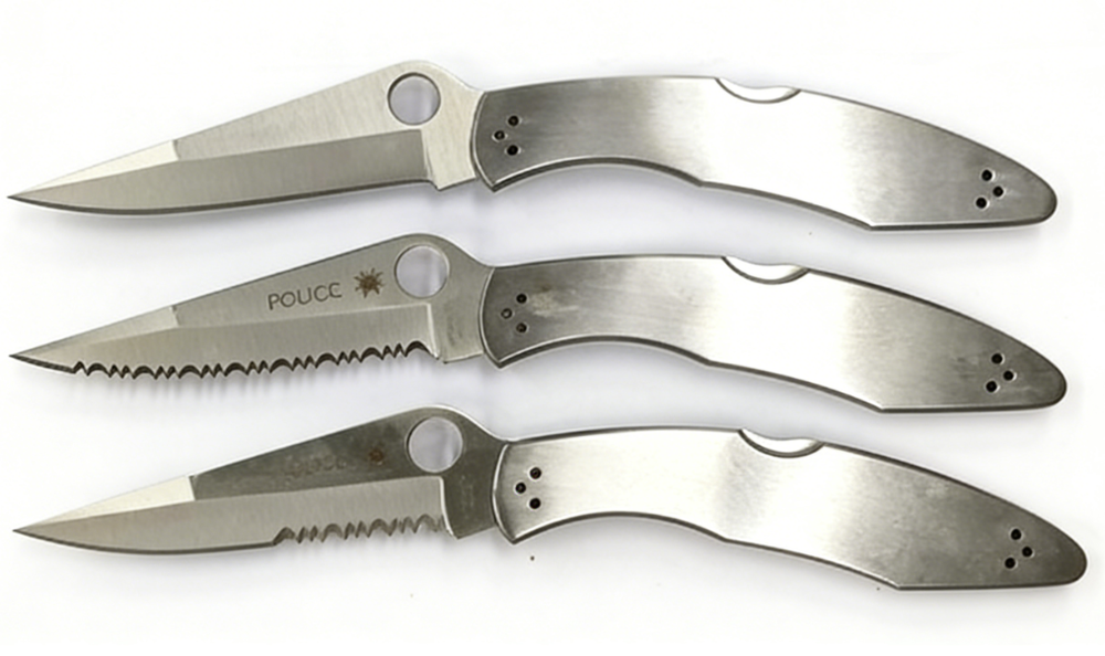 3 Styles 8cr14 Stainless Steel Folding Pocket Knife Set - Versatile EDC and Outdoor Cutting Tools