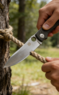 8cr14 Stainless Steel Folding Pocket Knife with Carbon Fiber Handle - 9.3cm Drop Point Full Edge/Serrated Blade EDC Outdoor Tool