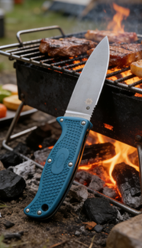 3-Piece 8cr14 Stainless Steel Folding Pocket Knife Set with Fiberglass Handle - Compact EDC Outdoor Cutting Tools