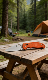 6-Piece 8cr14 Stainless Steel Folding Pocket Knife Set with Carbon Fiber Handle - 8cm Blade EDC Outdoor Cutting Tools