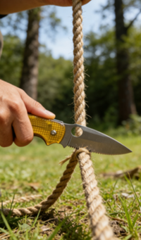 8cr14 Stainless Steel Folding Pocket Knife with PEI Handle - 7.5cm Sharp Drop Point Blade EDC Outdoor Tool