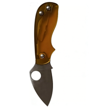 8cr14 Stainless Steel Mini Folding Pocket Knife with PEI Handle - 4.5cm Sharp Pointed Blade EDC Outdoor Tool