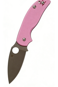 black and pink 8cr14 Stainless Steel Folding Pocket Knife with G10 Handle - 7.5cm Sharp Drop Point Blade EDC Outdoor Tool