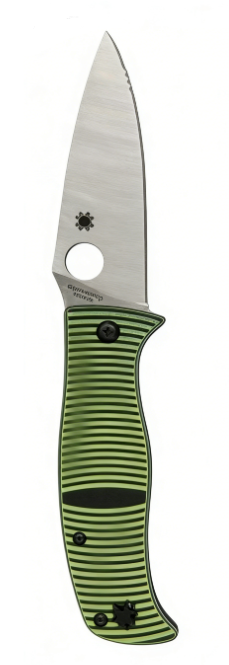 8cr14 Stainless Steel Folding Pocket Knife with G10 Handle - 9.8cm Drop Point Full Edge/Serrated Blade EDC Outdoor Tool