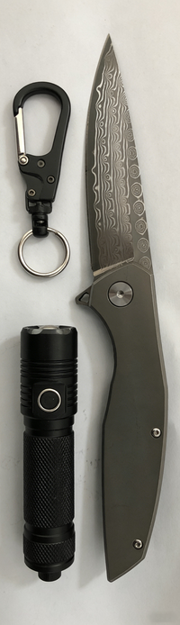 JJ088 Damascus Folding Knife