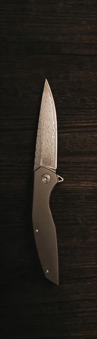 JJ088 Damascus Folding Knife