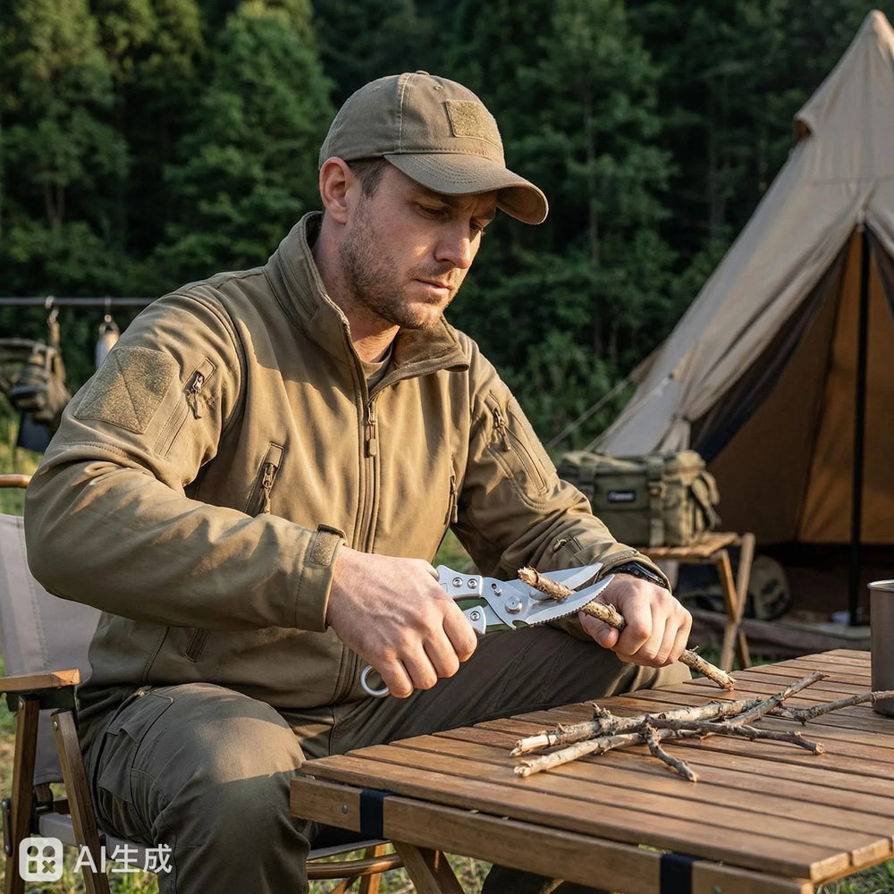 Hearth & Blade Tactical Outdoor Shears | Detachable 2-in-1 Survival Knife