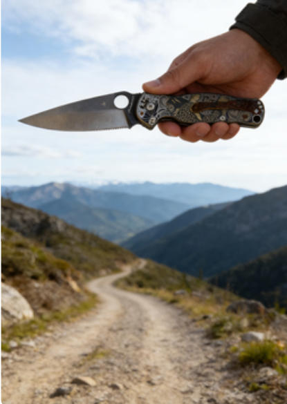 Carp Pattern Handle Folding Knife Portable Stainless Steel Pocket Knife Daily EDC Outdoor Package Opener Sharp Folding Pocket Knife