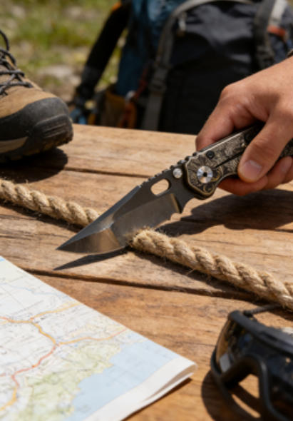 Large Snake Pattern Handle Folding Knife Portable Stainless Steel Pocket Knife Outdoor EDC Package Opener Sharp Folding Blade