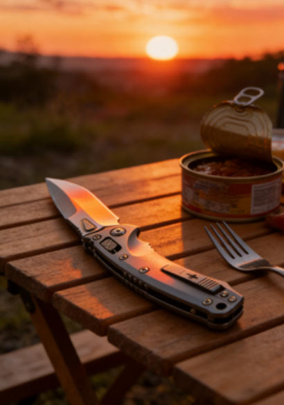 Plain Handle Folding Knife Portable Stainless Steel Pocket Knife Outdoor EDC Package Opener Sharp Brushed Blade Folding Knife