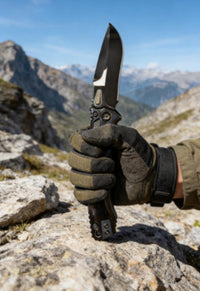Mirror Handle Folding Knife Portable Stainless Steel Pocket Knife Daily EDC Outdoor Package Opener Sharp Folding Pocket Knife