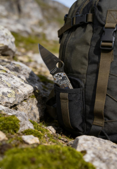 Carp Pattern Handle Folding Knife Portable Stainless Steel Pocket Knife Daily EDC Outdoor Package Opener Sharp Folding Pocket Knife