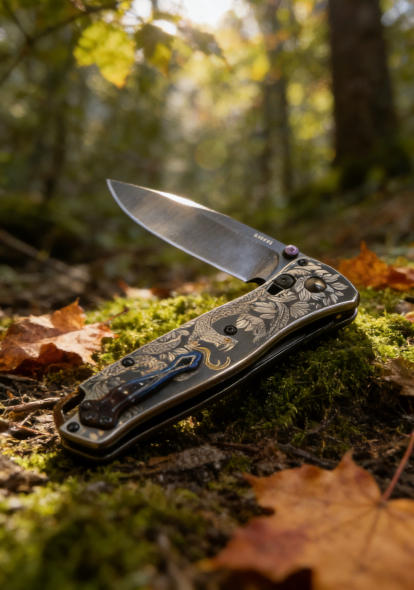 Snake Pattern Handle Folding Knife Portable Stainless Steel Pocket Knife Daily EDC Outdoor Package Opener Sandblasted Blade Sharp Folding Knife