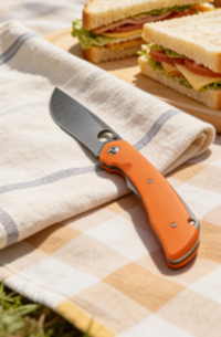 8cr14 Stainless Steel Folding Pocket Knife with G10 Handle - 10.2cm Drop Point Blade EDC Outdoor Tool