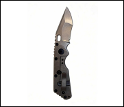 Large Plain Handle Folding Knife Portable Stainless Steel Pocket Knife Outdoor EDC Package Opener Sharp Brushed Blade Folding Knife