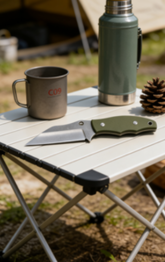 C09 8cr14 Stainless Steel Fixed Blade Knife with G10 Handle - Heavy-Duty Outdoor and EDC Cutting Tool
