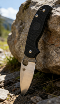 8cr14 Stainless Steel Folding Pocket Knife with Fiberglass Handle - 7.5cm Sharp Drop Point Blade EDC Outdoor Tool