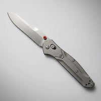 940 Titanium EDC Folding Knife | 9Cr Steel Blade, Ball Bearing Pivot, Liner Lock Pocket Knife for Outdoor & Collection