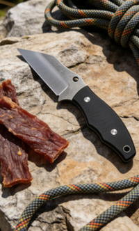C09 8cr14 Stainless Steel Fixed Blade Knife with G10 Handle - Heavy-Duty Outdoor and EDC Cutting Tool